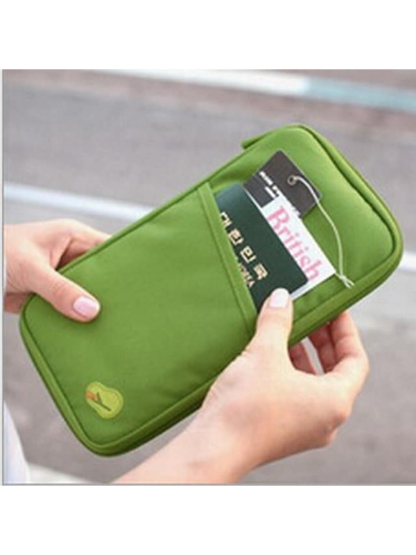 Passport Holder & ID Holder Waterproof Portable Dust Proof Travel Storage for Waterproof Portable Dust Proof Travel StorageRose Green #5386943