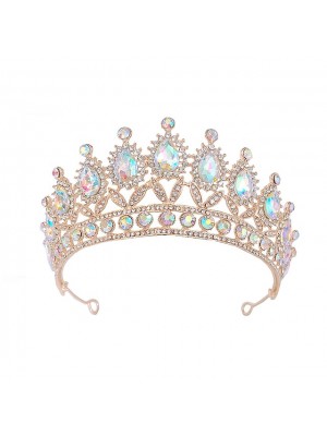 Crystal / Alloy Crown Tiaras with Crystal / Rhinestone 1 PC Wedding / Special Occasion Headpiece #9023586