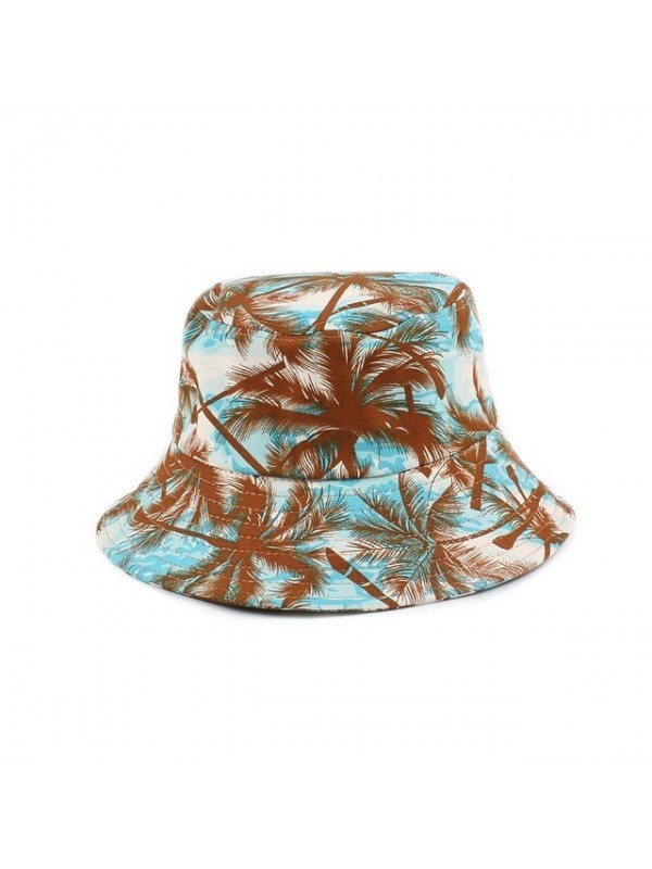 Women's Stylish Sun Hat Dailywear Park Print Tree Black White Hat Sun Protection Warm / Fall / Winter / Spring / Summer #8949918